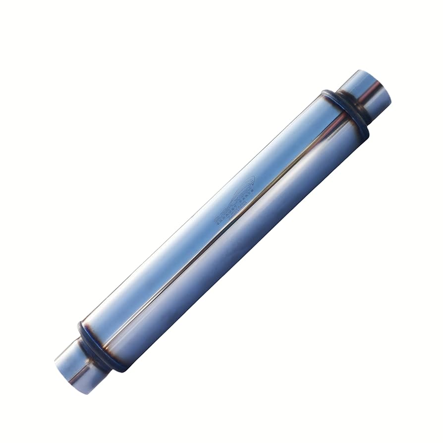 Amazon.com: SUISFLXGRO Exhaust Resonator Muffler, Straight